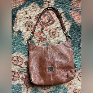 Dooney & Bourke Tan Leather Shoulder Bag